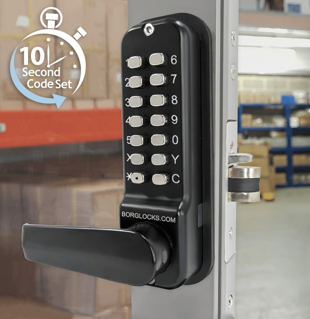 BL4442 Easicode Pro Aluminium Latch Back To Back Digital Lock Marine Grade