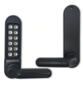 BL5200 Front & Back Plates Digital Lock with Round Lever Handle & Passage Mode Marine Grade