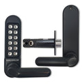 Borg BL5201 MG Tubular Latch Digital Lock with Round Lever Handle & Passage Mode Marine Grade