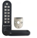 BL5208 ECP Easicode Pro Panic Version Digital Lock with Round Lever Handle & Passage Mode Marine Grade