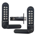 BL5251 MG Tubular Latch Back To Back Digital Lock with Round Lever Handle & Passage Mode Marine Grade