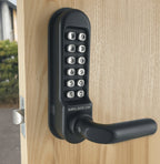BL5251 MG Tubular Latch Back To Back Digital Lock with Round Lever Handle & Passage Mode Marine Grade