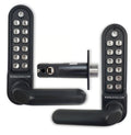 BL5251 ECP Easicode Pro Tubular Latch Back To Back Digital Lock with Round Lever Handle & Passage Mode Marine Grade