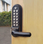 BL5251 ECP Easicode Pro Tubular Latch Back To Back Digital Lock with Round Lever Handle & Passage Mode Marine Grade