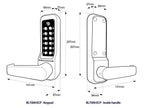 BL7000 ECP MG Easicode Pro Front & Back Plates Digital Lock with Lever Handle Marine Grade
