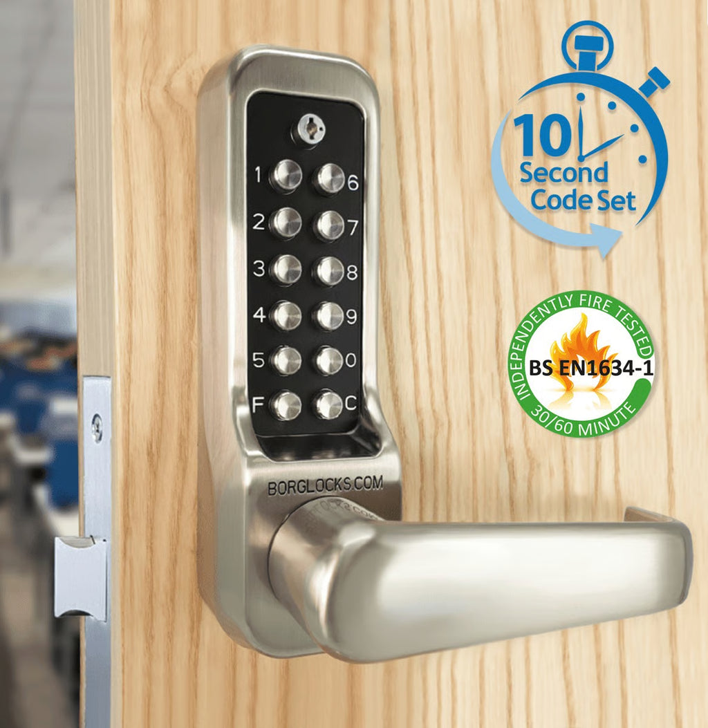 BL7003 ECP FT Easicode Pro Fire Tested Mortice Lockcase Digital Lock with Lever Handle