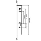 Surelock Passive Door Multipoint Gearbox Lift Lever