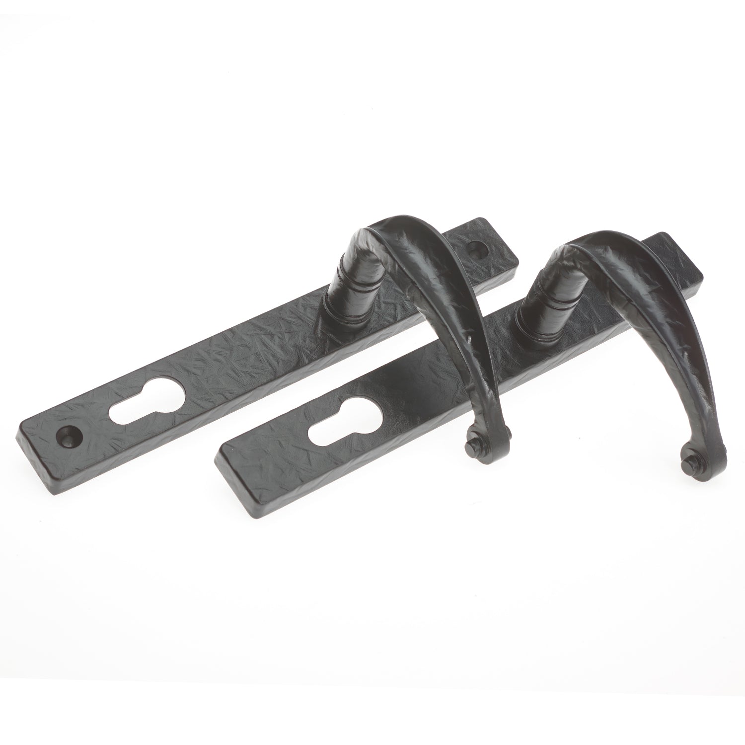 Sculptured Sprung Inline Lever Lever Door Handle