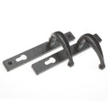 Sculptured Sprung Inline Lever Lever Door Handle