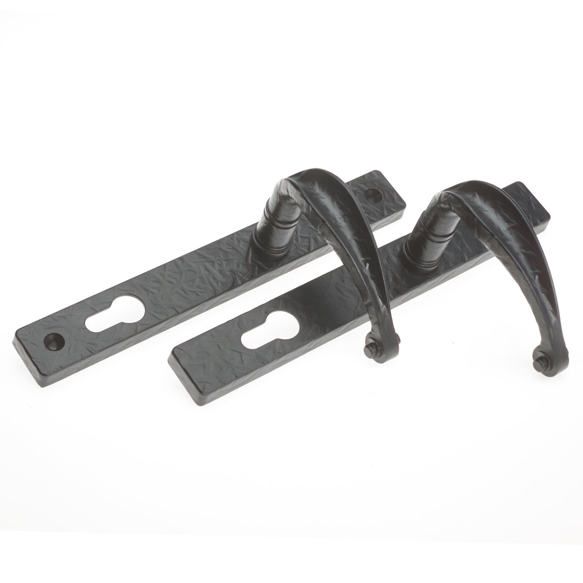 Sculptured Sprung Inline Lever Lever Door Handle