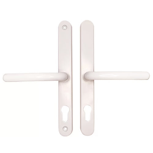 Farnham Lever Lever UPVC Multipoint Door Handles - Without Snib 68mm PZ Sprung 215mm Screw Centres