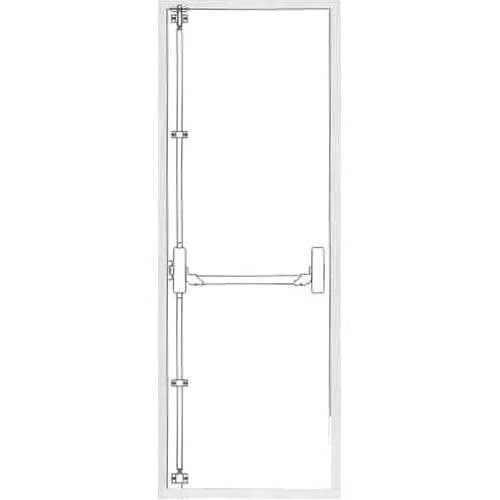 503 Three Point EN1125 Push Bar Latch and Vertical Bolts - For UPVC Panic Exit Doors