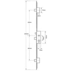 Europa Latch 3 Deadbolts Multipoint Door Lock - Fast Locking