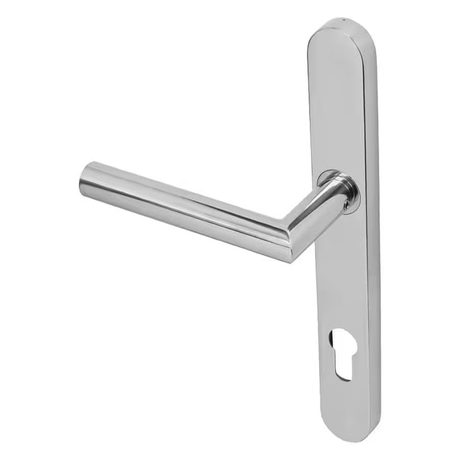 Group KM078C BLU Mitre Sprung Lever Door Handle (LEAD TIME: 2-3 DAYS)