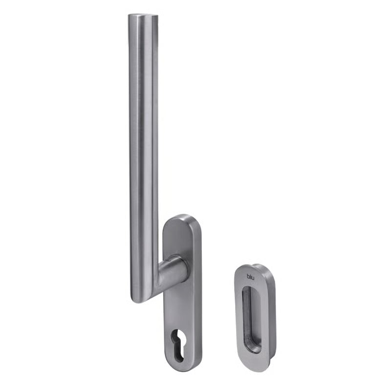 Group KM750B BLU Lift and Slide Handle & Flush Pull Set with Keyhole (LEAD TIME: 2-15 DAYS)