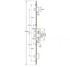 Latch 3 Deadbolts 4 Rollers Double Spindle Multipoint Door Lock