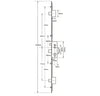 Latch 3 Deadbolts 4 Rollers Double Spindle Multipoint Door Lock