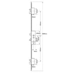 Mantis 3 Latch 3 Hooks 2 Deadbolts Double Spindle Multipoint Door Lock