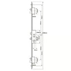 Mantis 3 Latch 2 Deadbolts 3 Hooks 2 Rollers Double Spindle Multipoint Door Lock
