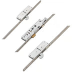 Crimebeater Latch Deadbolt 2 Hooks Double Spindle Multipoint Door Lock - 20mm Faceplate