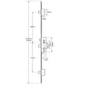 Crimebeater Latch 3 Deadbolts Double Spindle Multipoint Door Lock - 20mm Faceplate