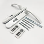 Lever Lever Multipoint Door Handles - 92mm PZ - Sprung - 160mm Screw Centres
