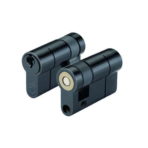 V5 Euro Single Cylinders - Black Finish