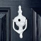 Decorative Urn Door Knocker With Spyhole